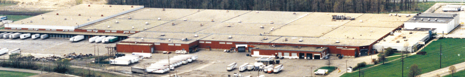 the mazel company aerial shot of the warehouse